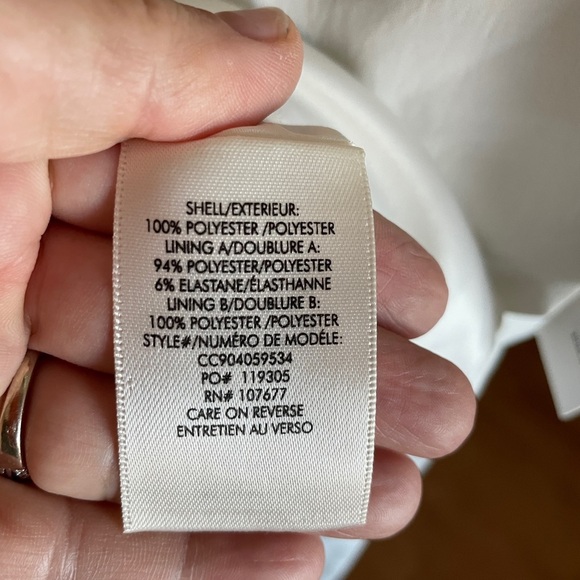 NWT -  Alice + Olivia Adrina Cowl-Neck Spaghetti-Strap High-Low Midi Dress - Picture 9 of 15